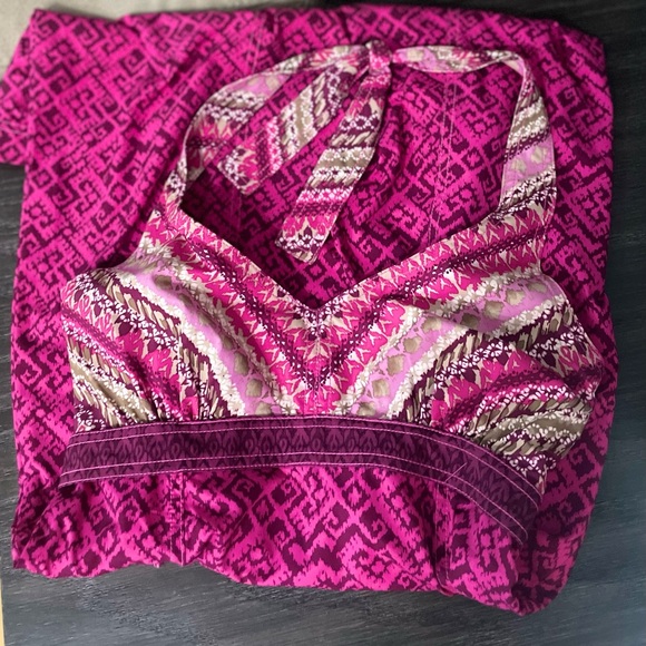 Like New Athleta Take Anywhere A-Line Halter Dress - Picture 3 of 14